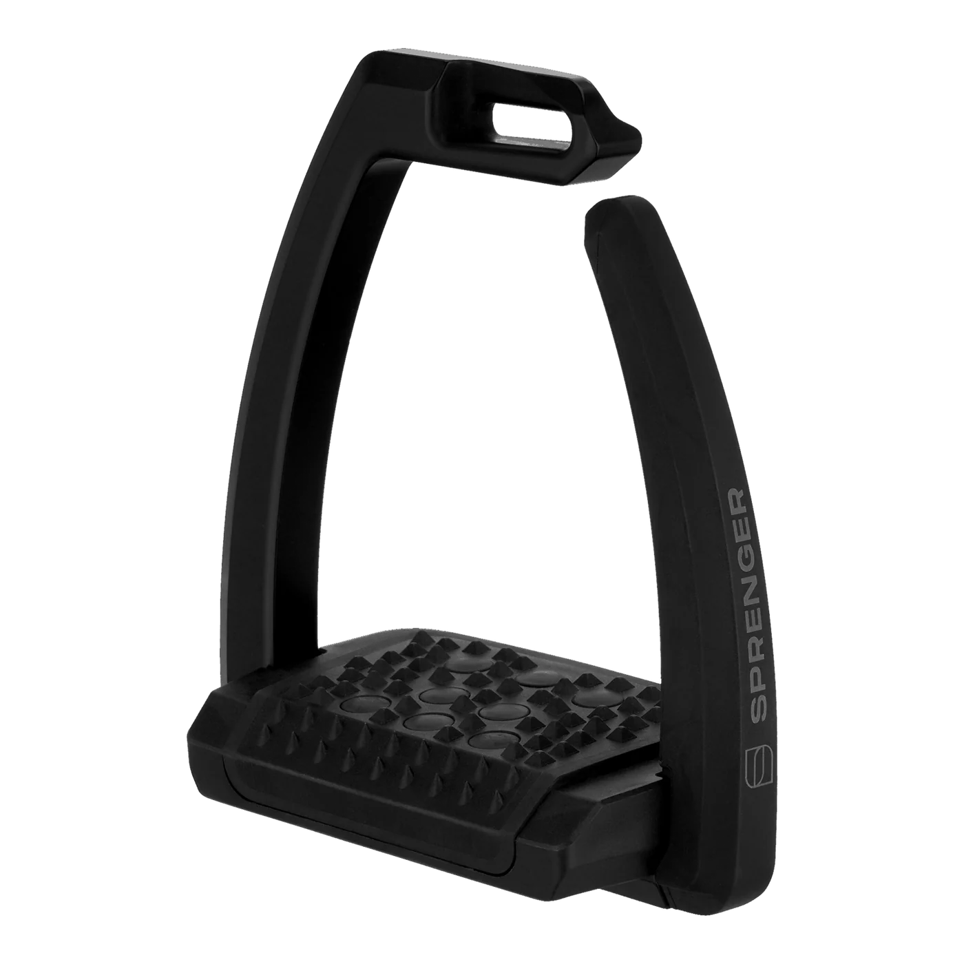 SPRENGER Aero-Steigbügel schwarz eloxiert - 120 mm Trittweite