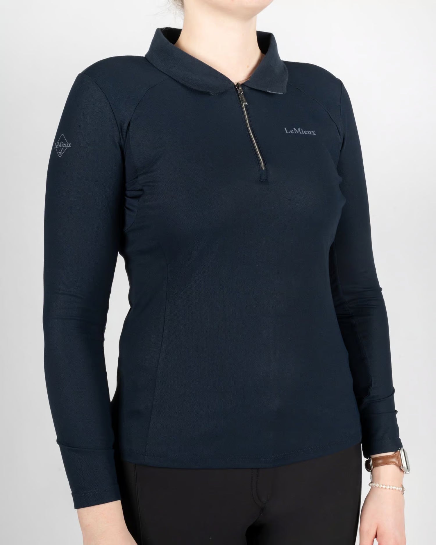 LeMieux Long Sleeve Sport Polo Shirt Damen